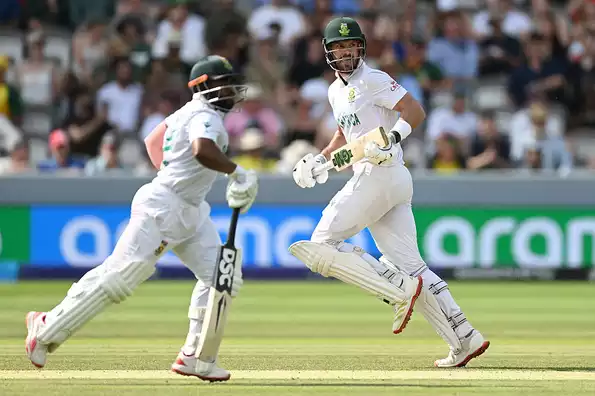 Markram (right) will serve as Test captain with injured Bavuma missing out. Markram (right) will serve as Test captain with injured Bavuma missing out.